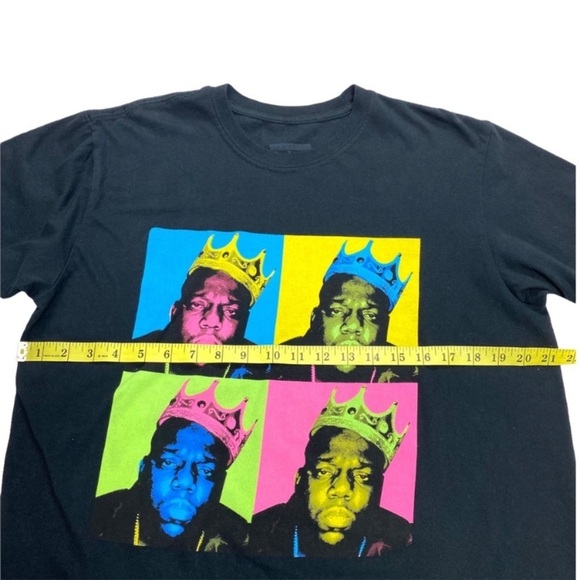 THE Notorious B.I.G Biggie Pop Color King Oversized T-Shirt In Black Size L - Picture 6 of 8